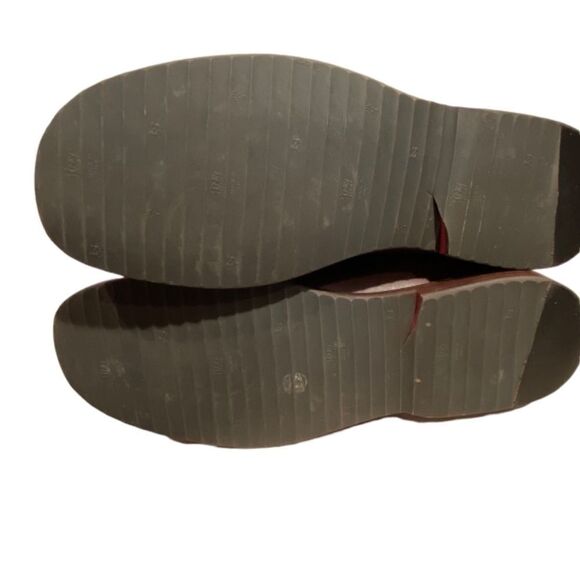 Vintage Henry Cuir for Barney’s New York Lace-up Brown 2-Tone Ankle Boots Sz 38 - Picture 8 of 12